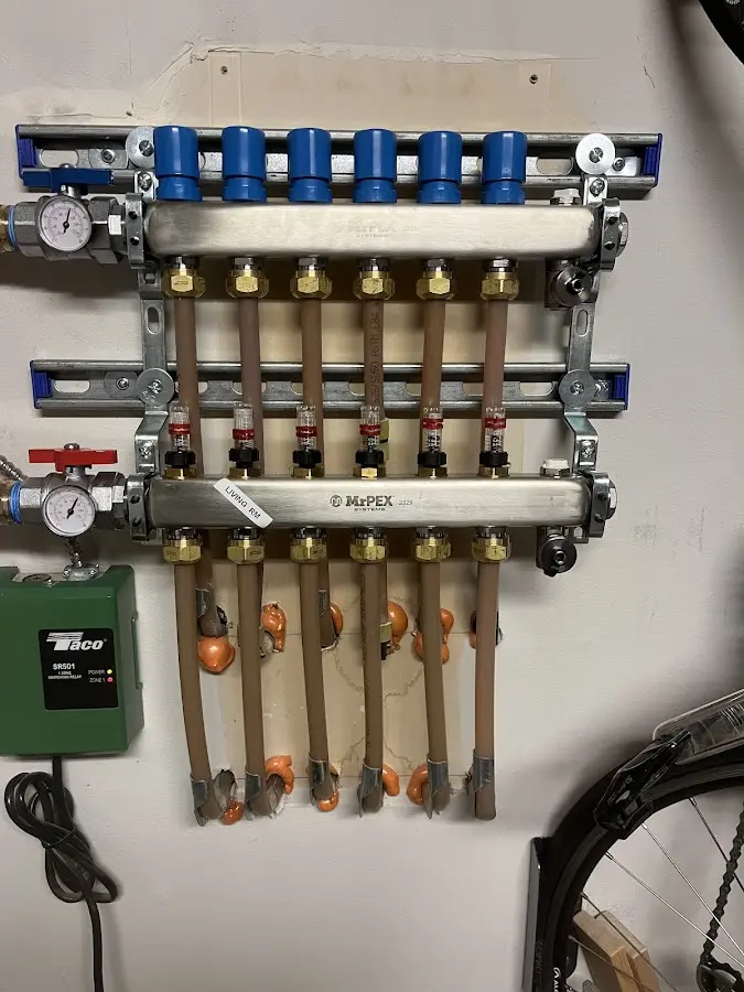 Plumber performing Leak Detection at a residential property in Myrtle Creek